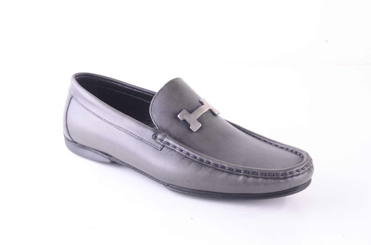 Pelle Line Exclusive 3218H Soft Driving shoe -Gray