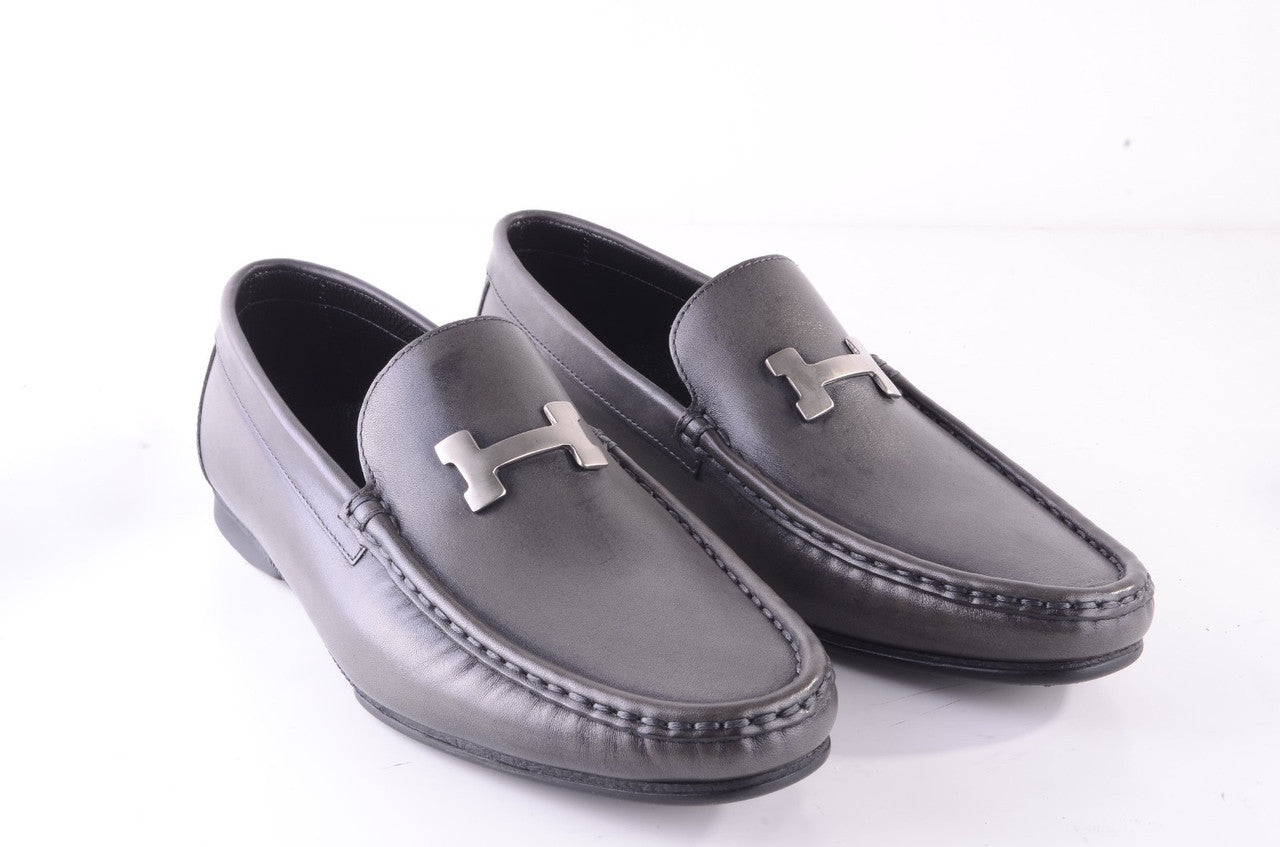 Pelle Line Exclusive 3218H Soft Driving shoe -Gray