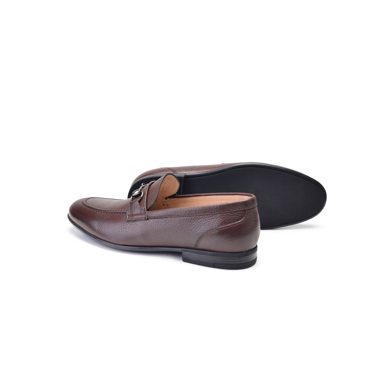 Pelle Line Exclusive 9375 Bit Buckle Loafer- Brown