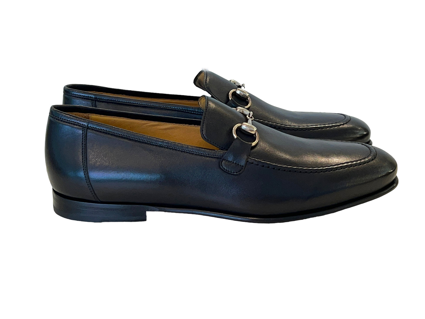 Mezlan Bit Buckle Loafer- Black