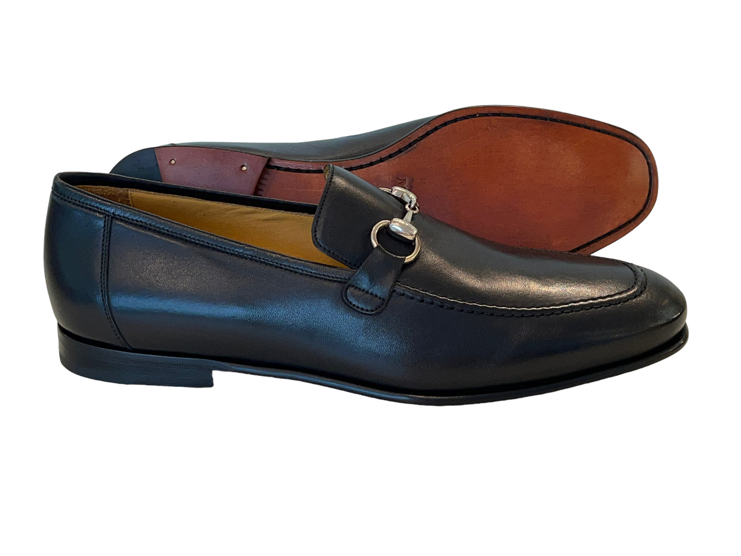 Mezlan Bit Buckle Loafer- Black