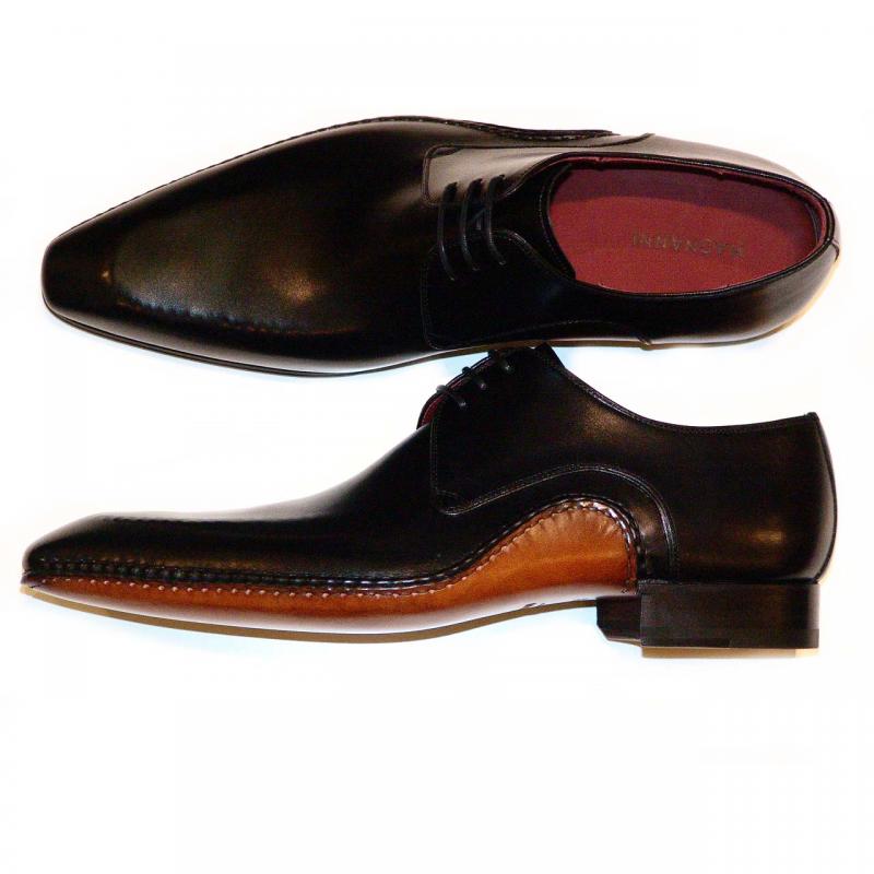 Magnanni 10995 Rolled Sole Lace Up - Black PellelineshoesRack Magnanni 10995 Rolled Sole Lace Up - Black PellelineshoesRack