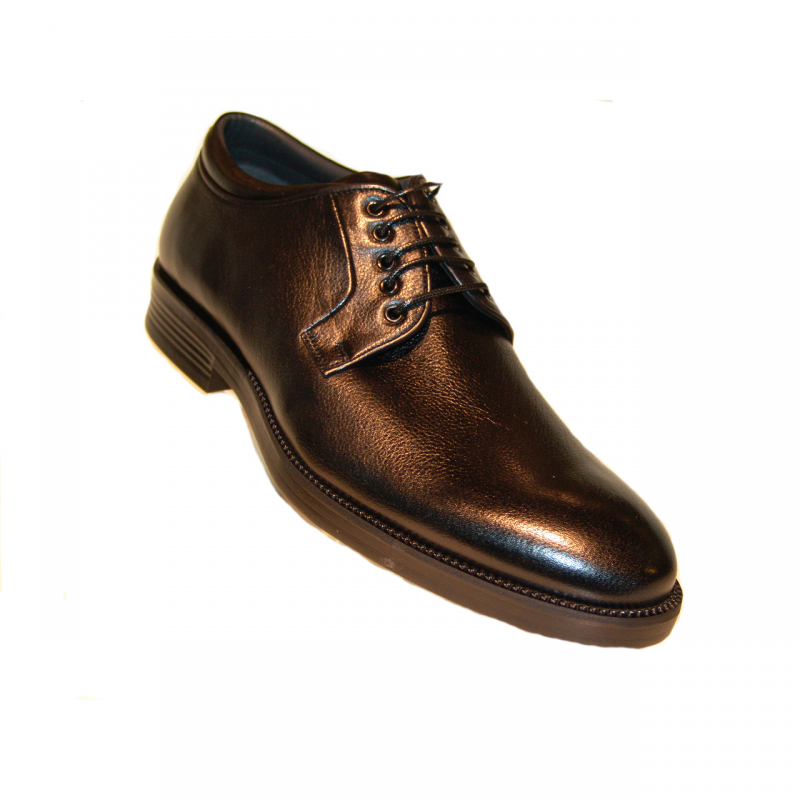 Corrente 4680 Plain Toe Comfort Lace Up - Black