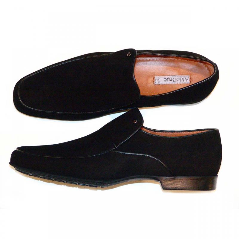 Aldo Bruè 6311 Suede Comfort Loafer - Black
