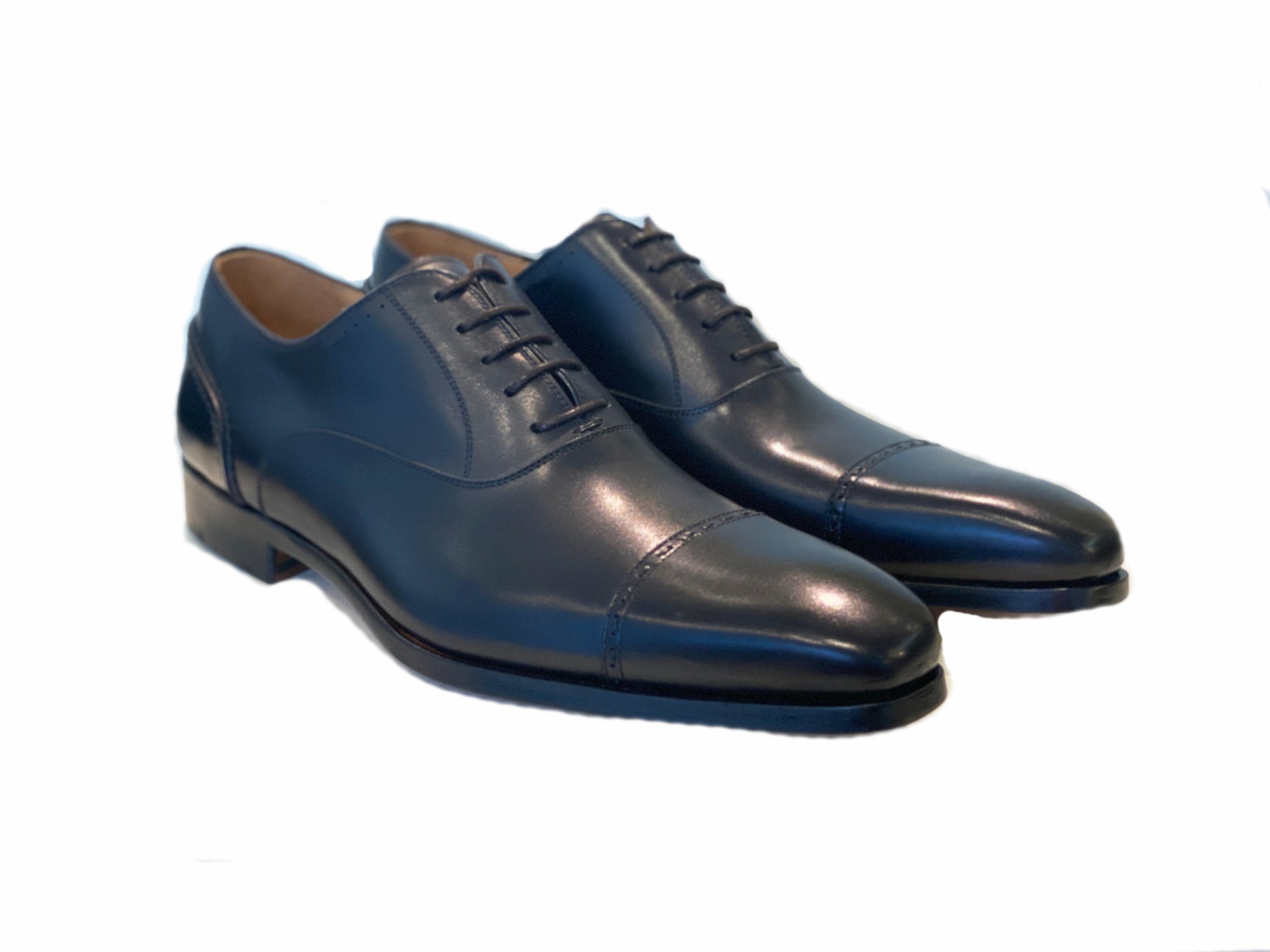 Magnanni Exclusive 17012 Cap Toe Lace Up - Black