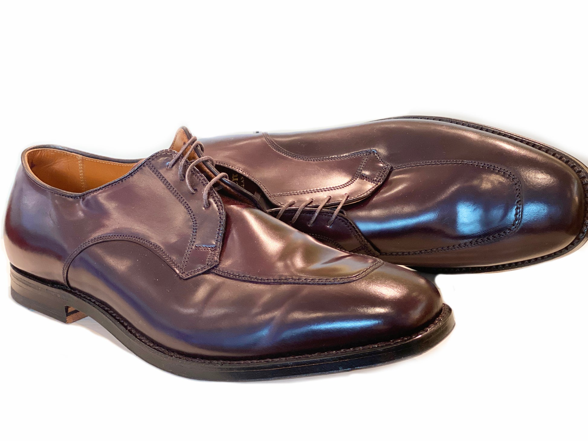 Alden 75008 Shell Cordovan Lace Up - Color 8 Burgundy
