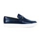 Pelle Line Santino Casual Buckle Loafer- Navy