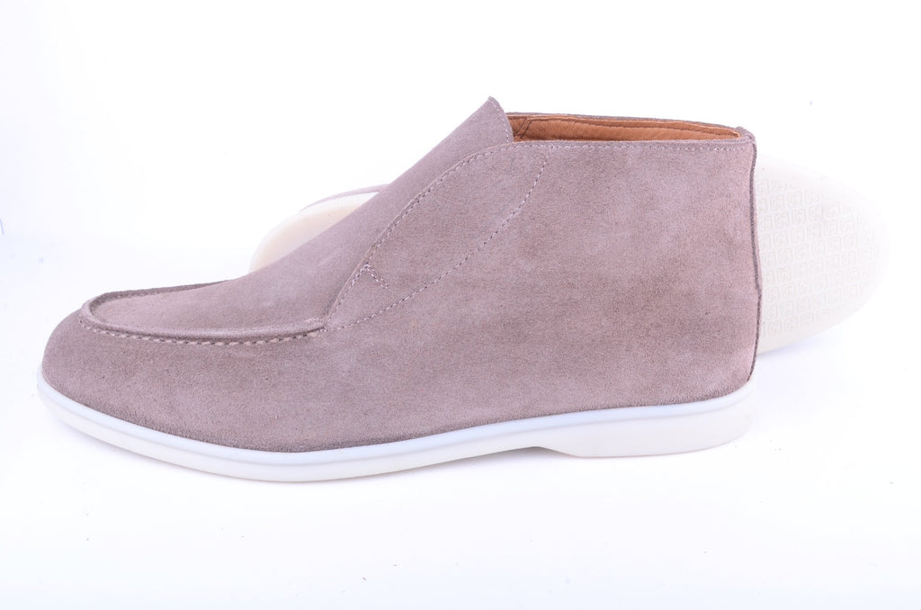 Pelle Line 3735 Suede half boot- Taupe
