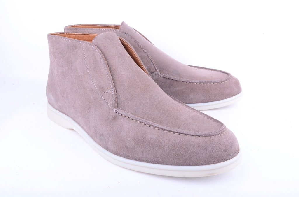 Pelle Line 3735 Suede half boot- Taupe