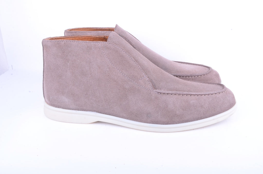 Pelle Line 3735 Suede half boot- Taupe