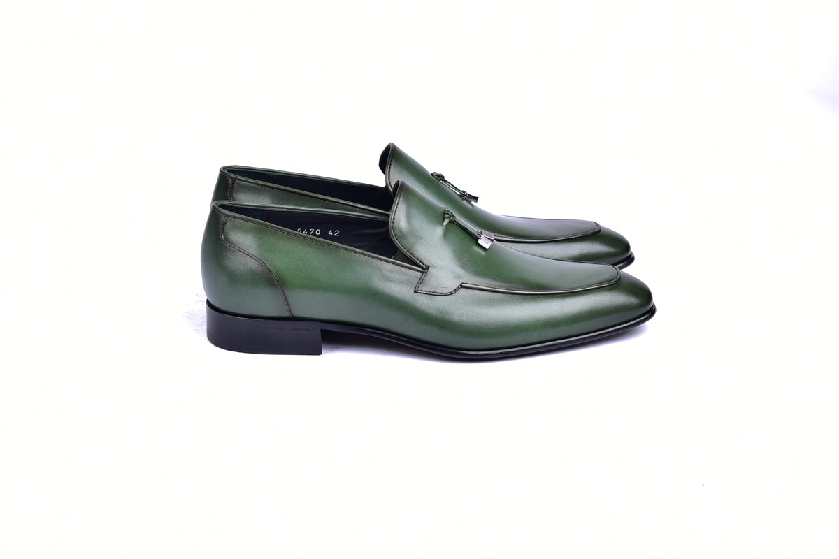 C09902-5470HS Tassel Loafer-Green