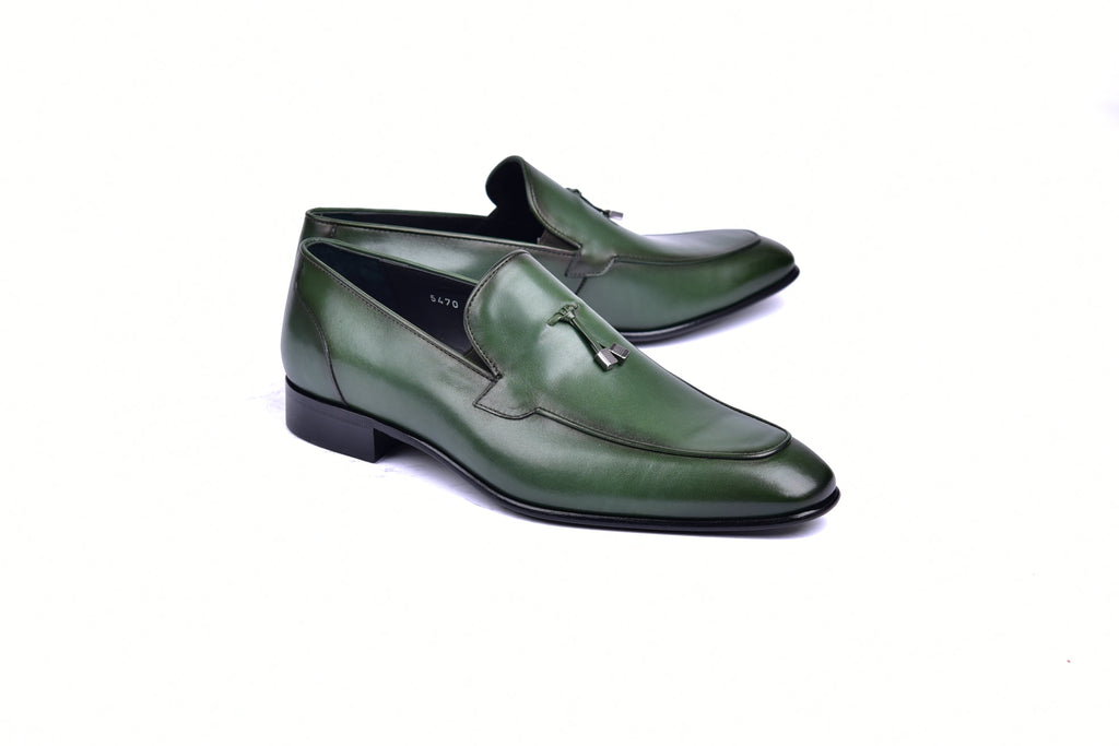 C09902-5470HS Tassel Loafer-Green