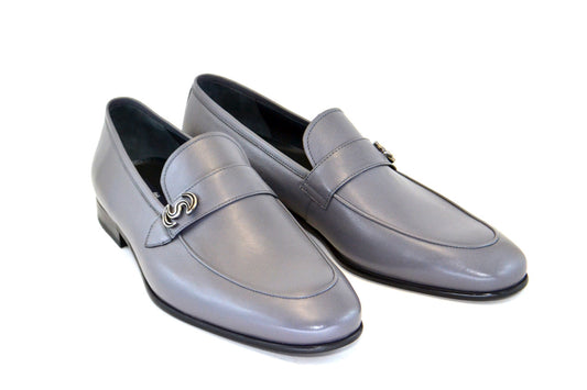 Corrente 5605 Side Logo loafer - Gray