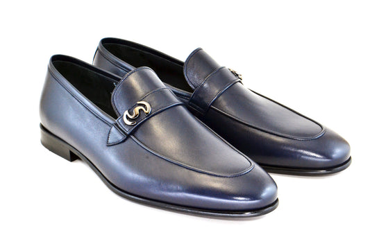 Corrente 5605 Side Logo loafer - Navy