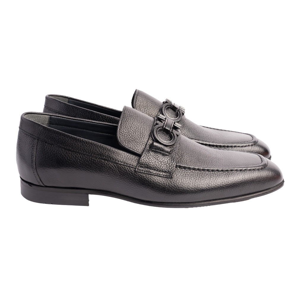 Pelle Line Chello- Buckle loafer -Black
