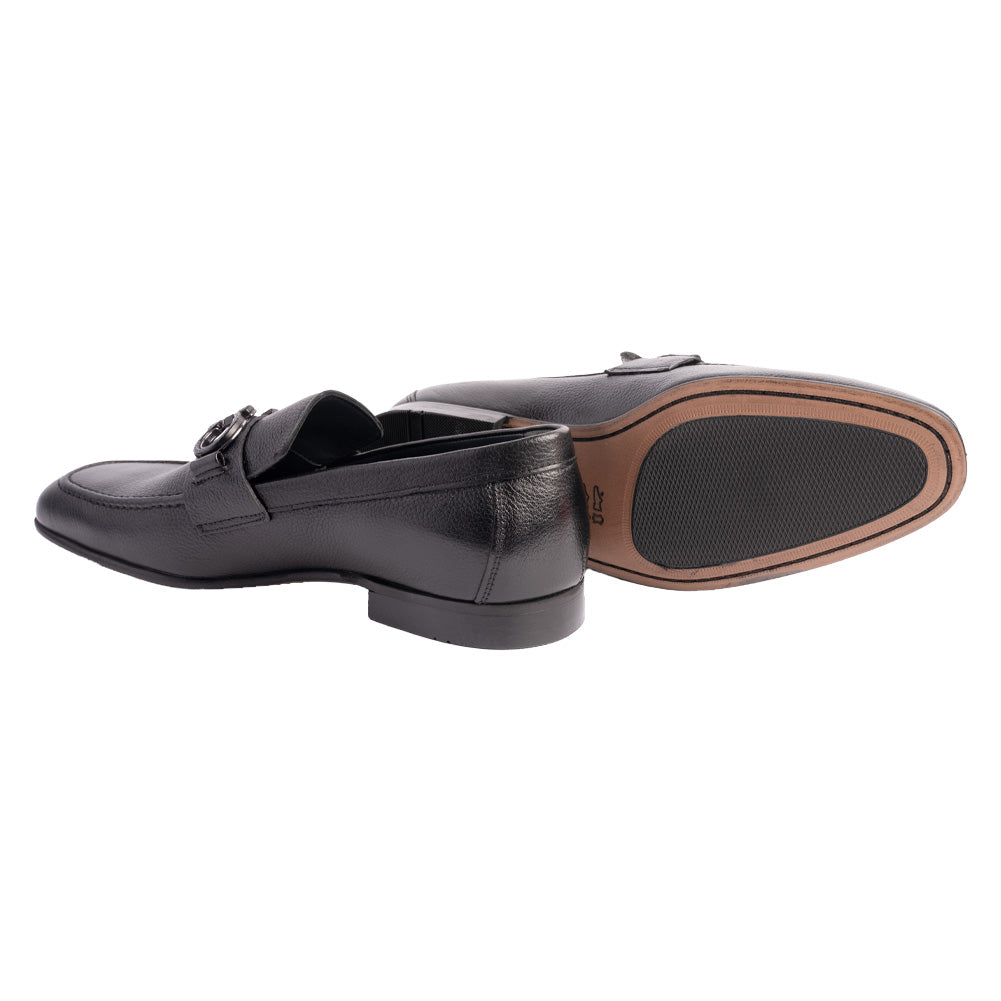 Pelle Line Chello- Buckle loafer -Black