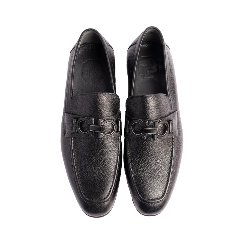 Pelle Line Chello- Buckle loafer -Black