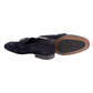 Pelle Line Chello- Buckle loafer -Navy Suede