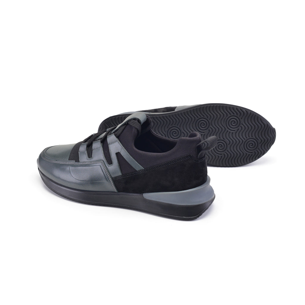 Pelle Line - 9571 Leather sneaker- Grey