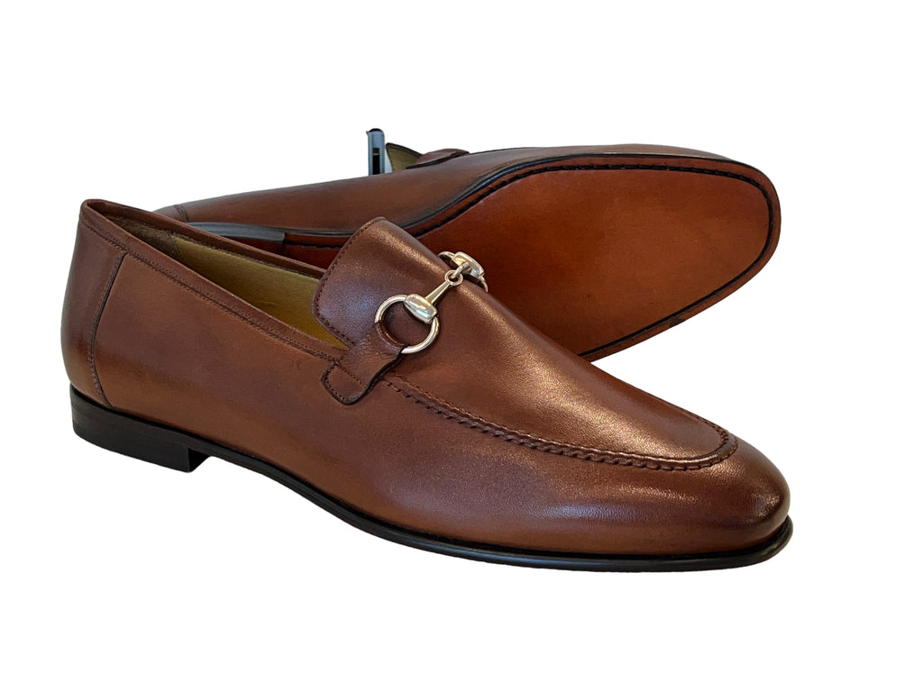 Mezlan Bit Buckle Loafer- Tan