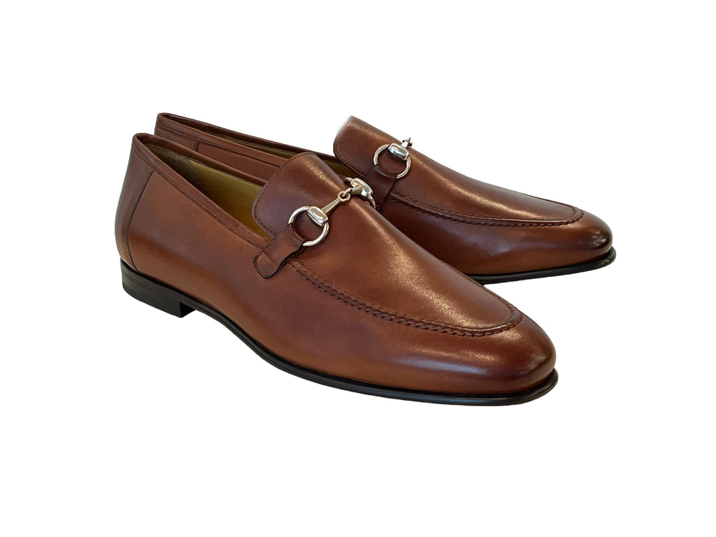 Mezlan Bit Buckle Loafer- Tan