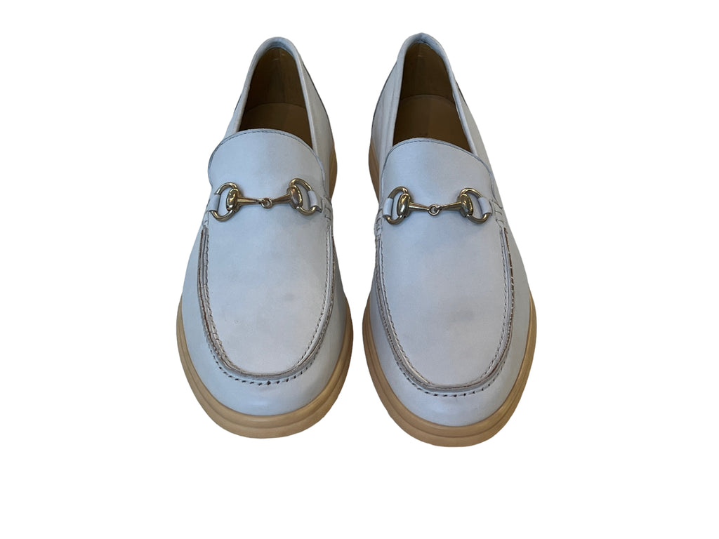 Mezlan Bit Buckle Loafer casual- Bone