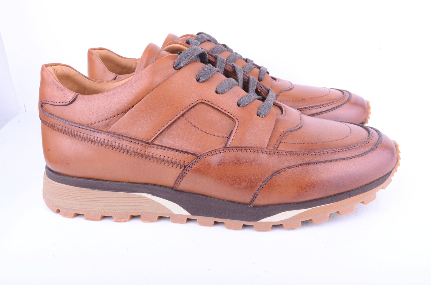 Pelle Line- 5753 Full Leather fashion Sneaker- Tan