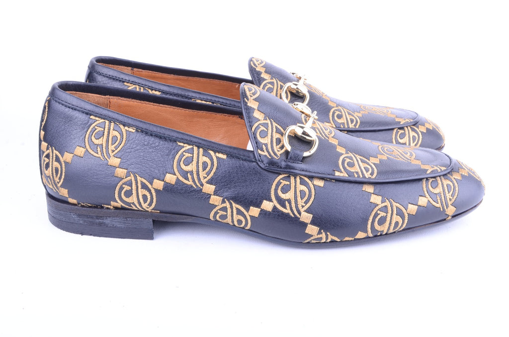 Pelle Line-  5983 Bit Buckle loafer -Black