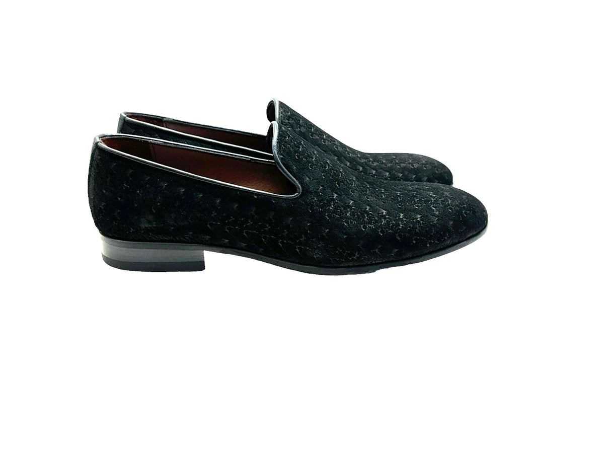 P000503 - Warren Loafer Black Suede