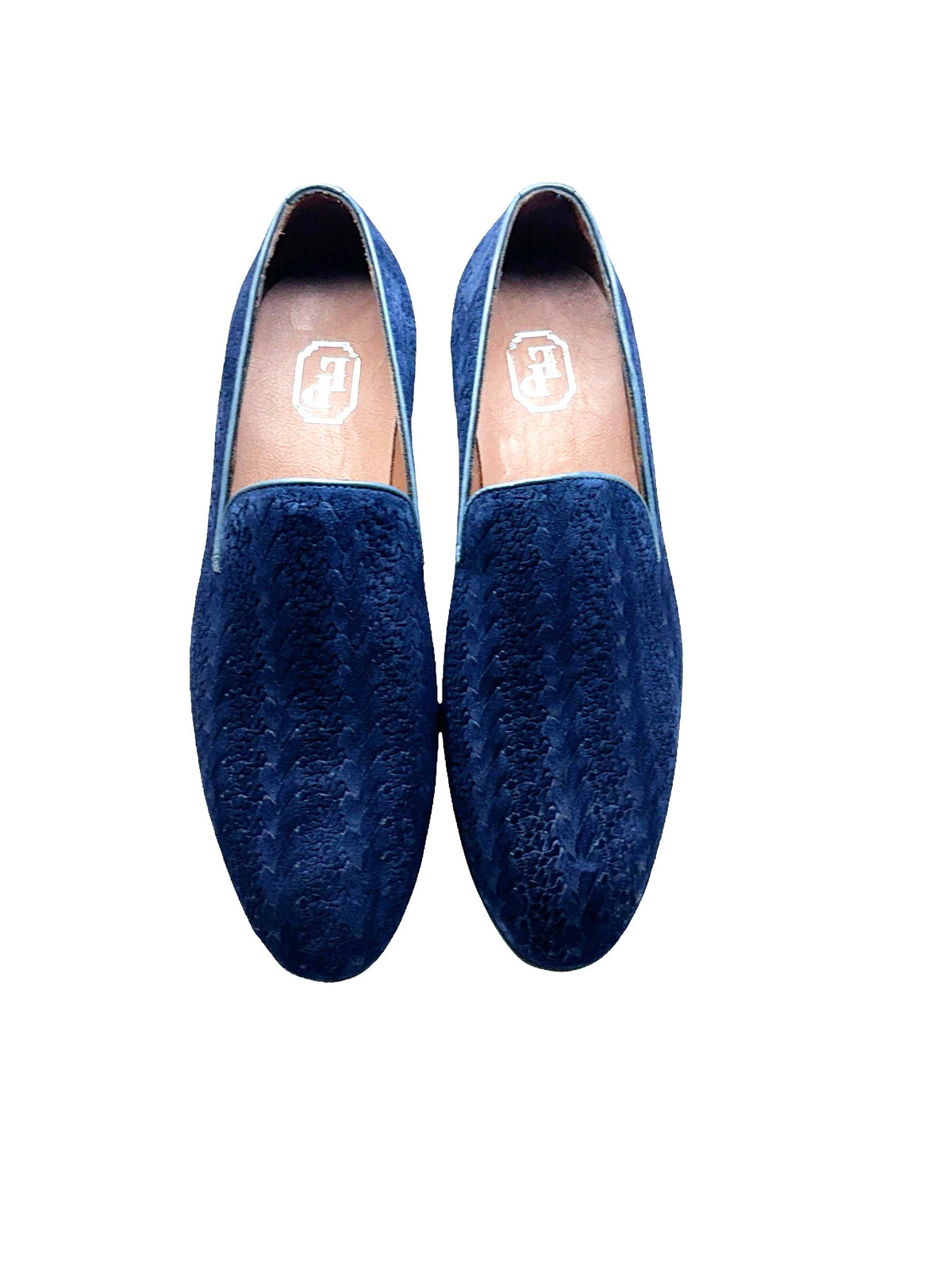 P000504 - Warren Loafer Navy Suede