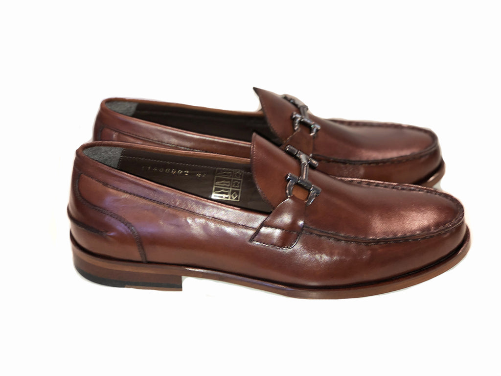 Pelle Line Exclusive 1140 Buckle Loafer - Brown