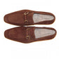 Magnanni 13008 Perforated Suede Bit Loafer w/ Flex Sole - Brown