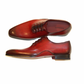 Magnanni Exclusive 17970 Rolled Sole Medallion Toe Lace Up - Red