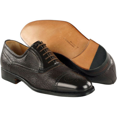 Moreschi Abano Soft Peccary & Calfskin Cap Toe Lace Up - Brown