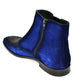 Corrente 2077 Two Tone Suede Boot - Blue-Grey