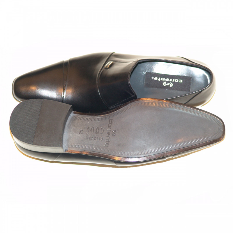 Corrente 2093 Cap Toe Loafer - Black