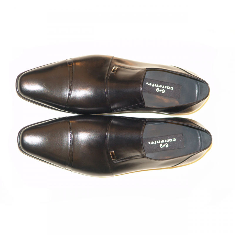 Corrente 2093 Cap Toe Loafer - Black