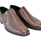 Corrente 3804 Perforated Plain Loafer - Brown