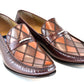 Corrente 3898 Patched Leather Bit Moccasin - Multi Brown
