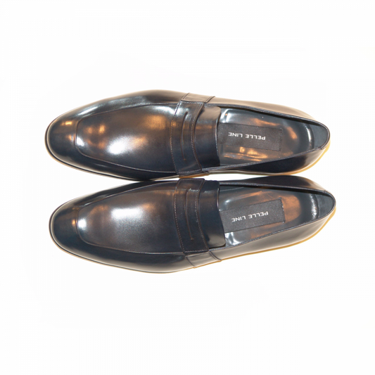 Pelle Line Exclusive 4106 Classic Penny Loafer - Navy