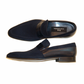 Corrente 4127 Suede/Leather Loafer - Navy