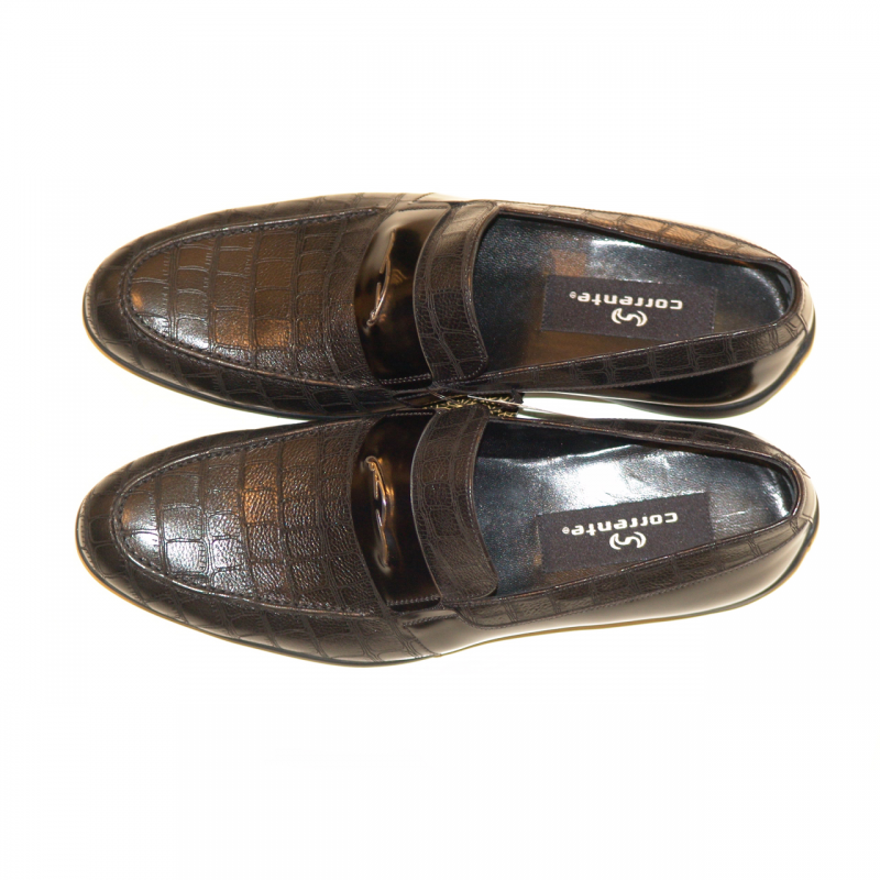 Corrente 4309 Laser Printed Comfort Loafer - Black