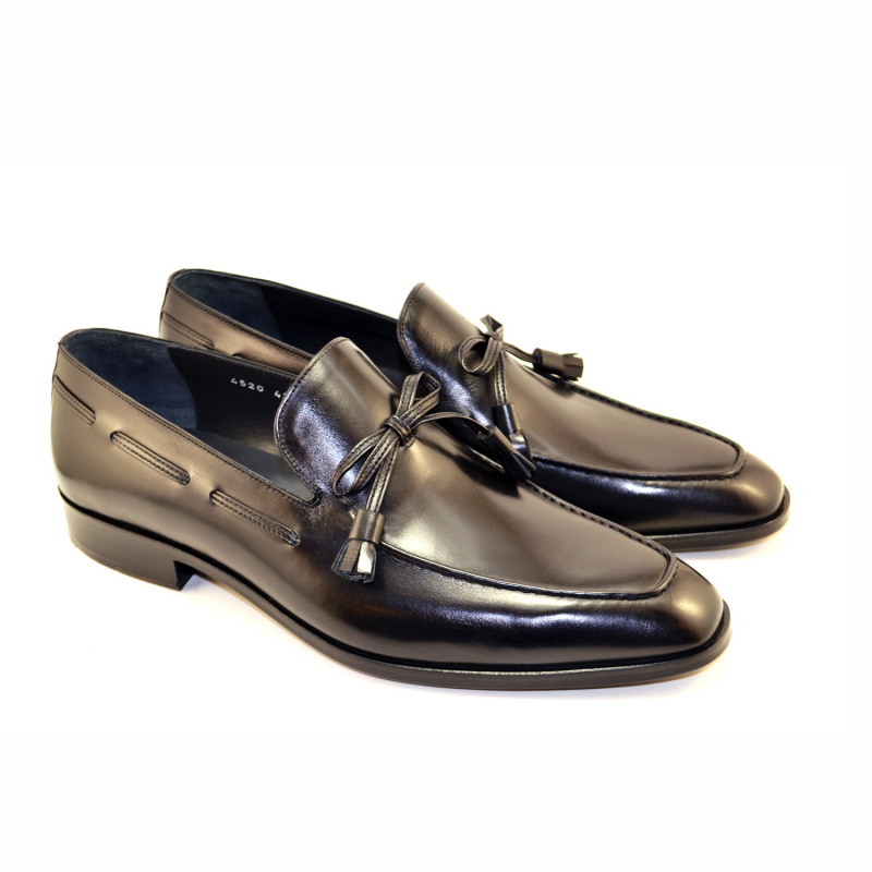 Corrente 4520 Bow Loafer - Black