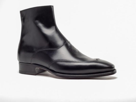 A.Testoni 45619 Dress Boot - Black