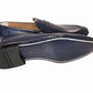 Pelle Line Exclusive 6026 Perforated Penny Loafer - Navy