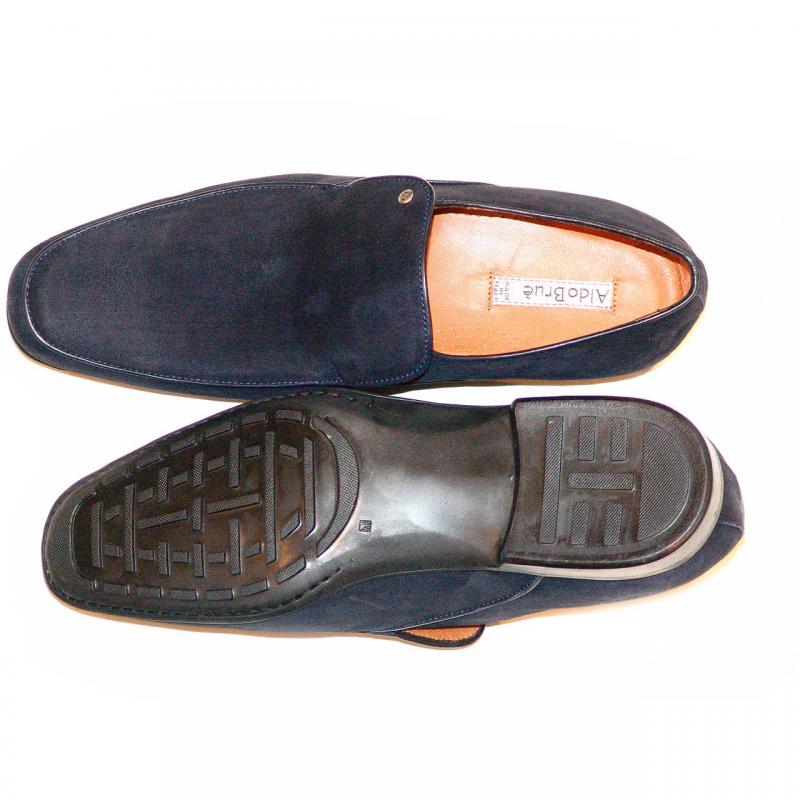 Aldo Bruè 6311 Suede Comfort Loafer - Navy