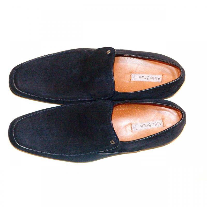 Aldo Bruè 6311 Suede Comfort Loafer - Navy