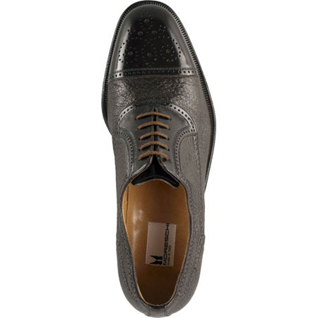 Moreschi Abano Soft Peccary & Calfskin Cap Toe Lace Up - Brown