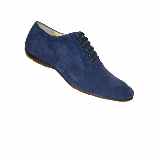 Corrente 7003 Suede Casual Lace Up/Sneaker - Blue
