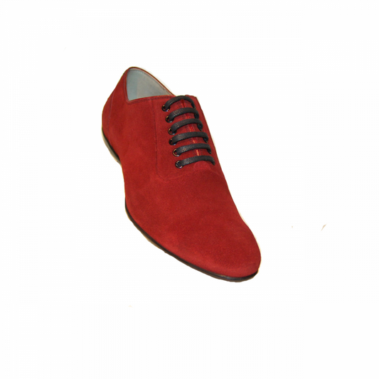 Corrente 7003 Suede Casual Lace Up/Sneaker - Red